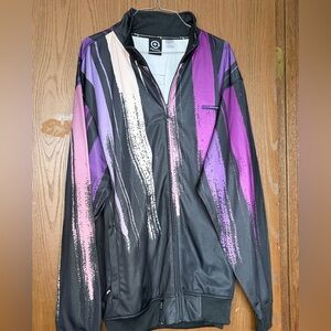 Lifted Research Group Black and Purple Utility Jacket